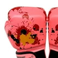 thumbnail image 4 of Aixig 1 Pair Boxing Training Fighting Gloves PU Leather Breathable Thai Sparring Punching Karate Professional Gloves for Children 3 to 12 Years Boys Girls Gift (Pink), 4 of 8