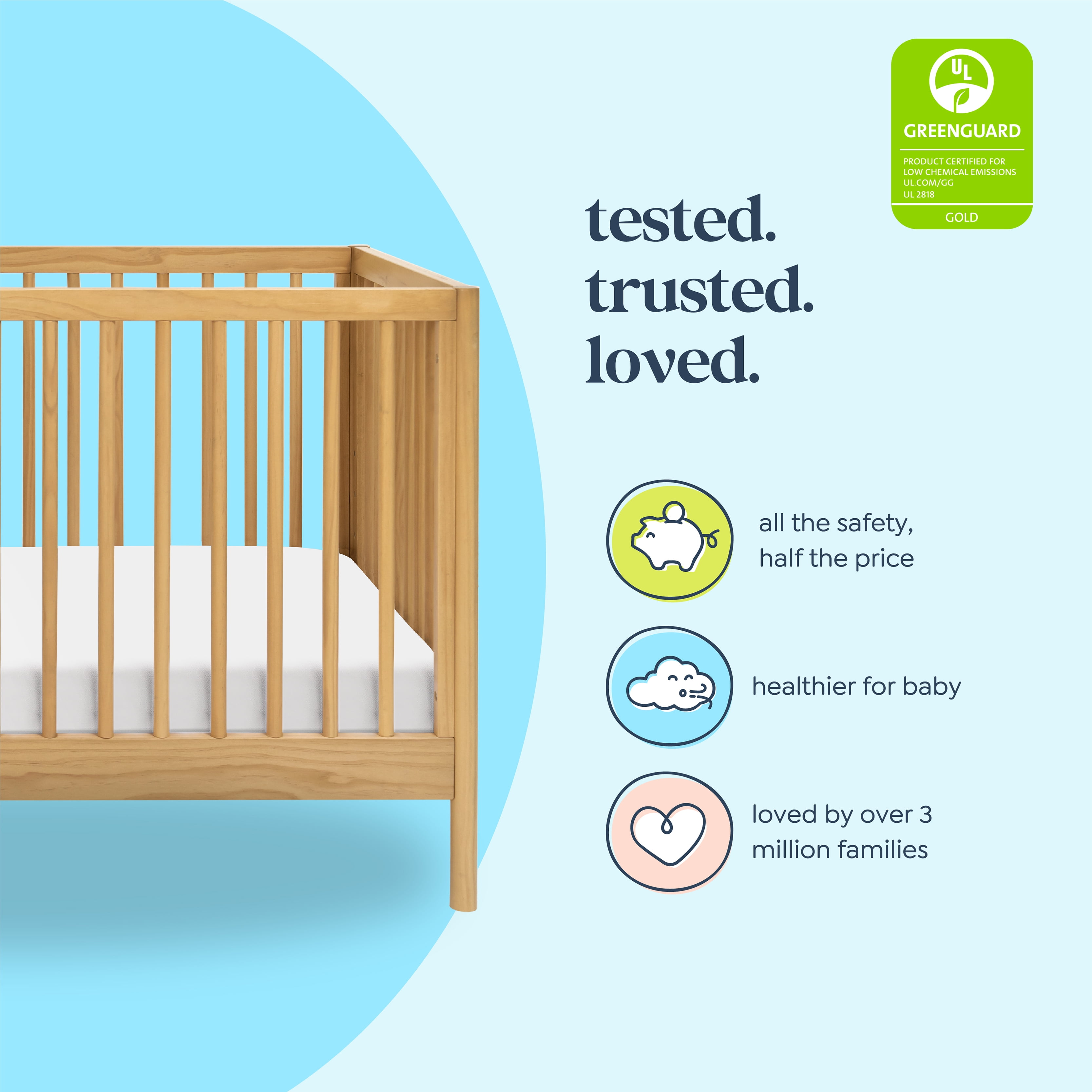 Davinci Birdie 3-in-1 Convertible Crib