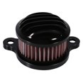 thumbnail image 5 of Filtro de aire, kit de sistema de filtro de admisión de aire para XL883 XL1200 2004-2015(negro), 5 of 5