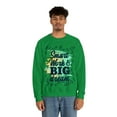 thumbnail image 4 of Smart Work Big Dream Custom Unisex Heavy Blend™ Crewneck Sweatshirt, 4 of 7