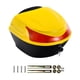 thumbnail image 5 of Baúl trasero para motocicleta Caja de almacenamiento trasera para motocicleta Estuche de viaje para almacenamiento de motocicleta amarillo, 5 of 9