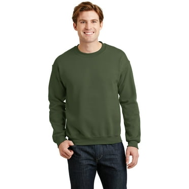 Gildan Men Crewneck Long Sleeve athletic sweatshirts