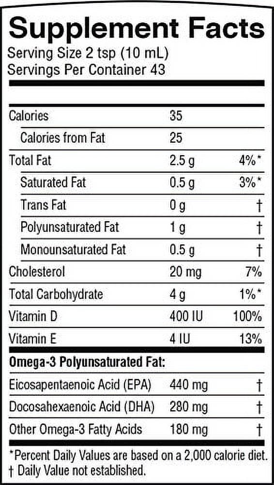 Barlean's Seriously Delicious®, Omega-3 From Fish Oil + Vitamin D, Mango Peach Smoothie, 16 oz (454 g)