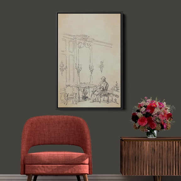 AE Vintage Wall Art Prints Pictures | Bohemian Wall Art|Renaissance & Retro Wall Art (16X24 inch) | Framed Canvas Wall Art For Living Room, Bedroom|UL & FSC Certified INK & Material|Made in the USA