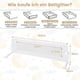 thumbnail image 2 of Foldable safety gate for children's beds with adjustable straps 150x40.5x42 cm white, baby safety., 2 of 5