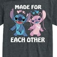 thumbnail image 3 of Lilo & Stitch - Made For Each Other - Men's Short Sleeve Graphic T-Shirt, 3 of 5