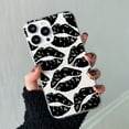 thumbnail image 5 of 1 Transparent Large Hole Painted Lips Mobile Phone Case, 5 of 5