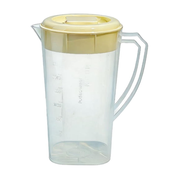 Orangide 74 oz Clear Cold Drink Jug, Large Capacity Water Pitcher with Lid, for Iced Tea Coffee Lemonade, Home Kitchen Beverage Dispenser