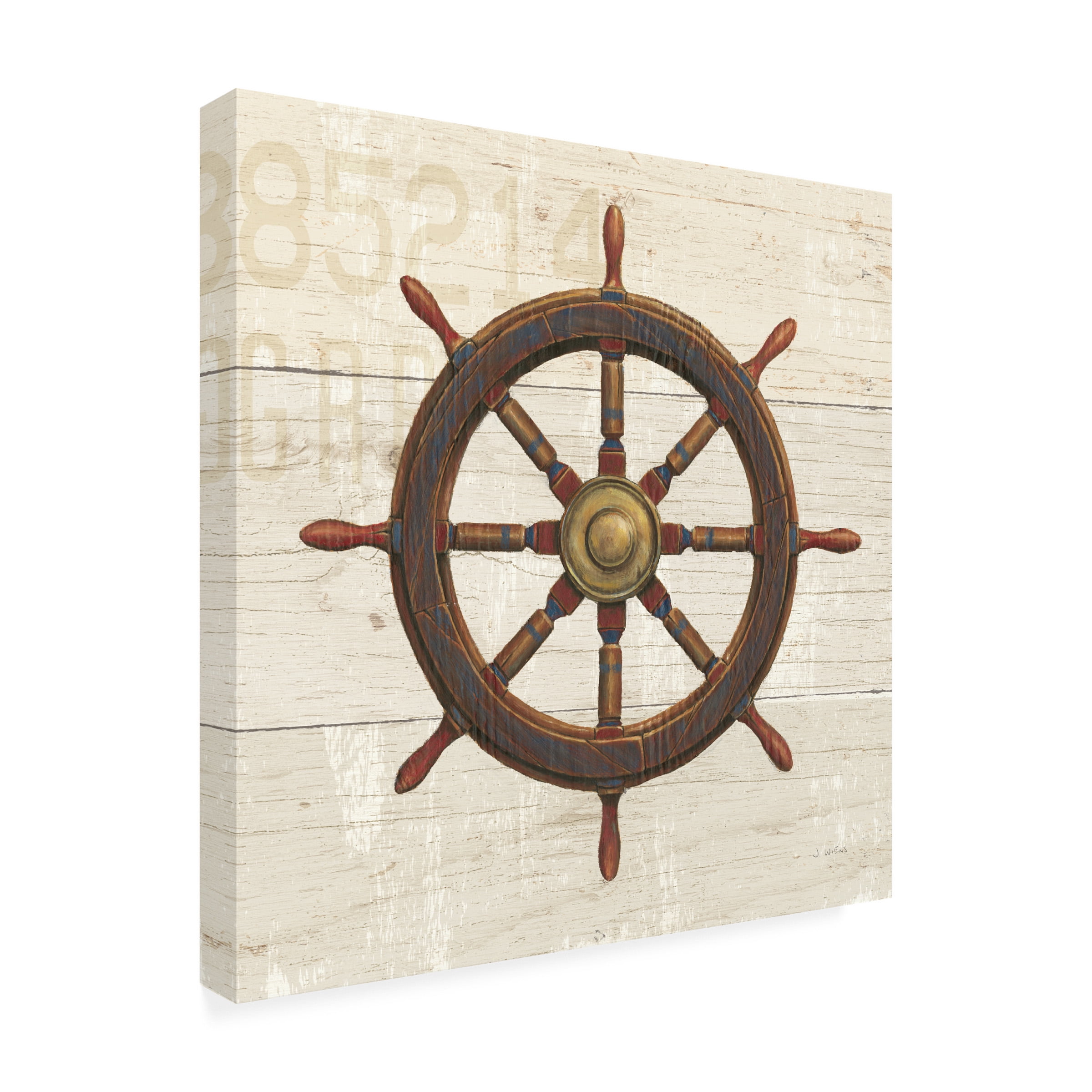 James Wiens 'Nautique V' Outdoor Canvas