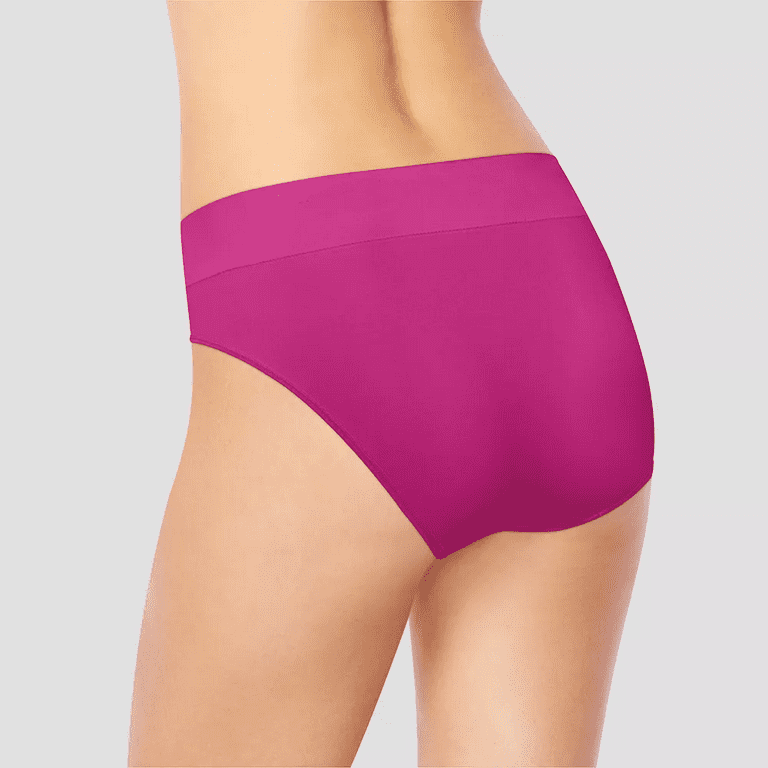 Hanes Premium Women's Smoothing Seamless 3pk Basic High Cut Briefs - Colors  Vary, 7/L