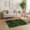thumbnail image 3 of ODIKA Golf Koi Clusters Overlapping Plant Botanical Motifs Mossy Shaped Non-Slip Chair-Friendly for Home Office, Gaming Room, Under Desk, 3 of 7