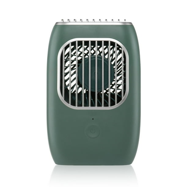 Mini ventilador de cuello colgante Fiudx silencioso portátil recargable