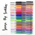 thumbnail image 3 of shiyou-Sarasa Clip Retractable Gel Pen, Fine Point, 0.5mm, Rainbow Assorted Colors, 12 Pack (44100), 3 of 4
