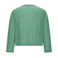 thumbnail image 6 of Rotm Sparkly Cardigan Women's Sequin Shrug Long Sleeve Open Front Cropped Bolero Jackets Light Green,L, 6 of 7