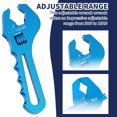 thumbnail image 4 of Pluokvzr AN Fittings Wrench 3AN-16AN Adjustable AN Wrench Aluminum Alloy AN Spanner Tool Nonslip AN Fitting Wrench Tool AN Fitting Hand Tool AN Fitting Spanner for Car Modification, 4 of 10