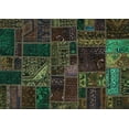 thumbnail image 1 of Ahgly Company Indoor Rectangle Oriental Turquoise Blue Modern Area Rugs, 4' x 6', 1 of 4