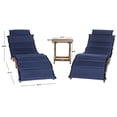 thumbnail image 4 of Safavieh Pacifica Outdoor Modern 3 Piece Lounge Set with Cushion, 4 of 9