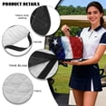 thumbnail image 6 of Uorisanigo American Flag Golf Cart Seat Covers Fits for EZGO, Club Car, Yamaha and More, Dustproof Bald Eagle Golf Cart Seat Towel Blanket with Storage Pockets, Thick Polyester Fabric, 6 of 7