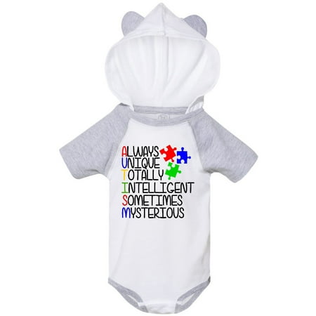 

Inktastic Autism Awareness Acronym Gift Baby Boy or Baby Girl Bodysuit