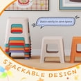 thumbnail image 6 of 10 Pack Stools for Classroom, Linor 11" H Stackable Colorful Nesting Plastic Stool, Chairs Flexible Seating for School, Home, 6 of 8