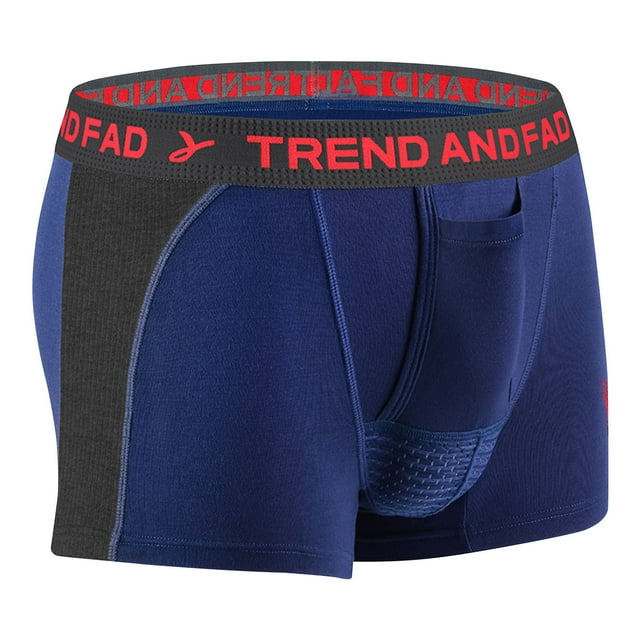 Birdeem Mens Separation Four Corner Scrotal Support Bag Physiological Flat Pants