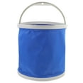 thumbnail image 4 of WHAMVOX Blue Foldable Bucket for Home Use Portable Fishing Water Container with Reliable Material, 4 of 8