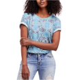 thumbnail image 2 of Camiseta básica Free People Print Me Perfect azul grande, 2 of 2