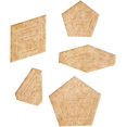 thumbnail image 1 of Paper Pieces Acrylic Fabric Cutting Template for La Passacaglia, 1 of 3