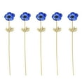 thumbnail image 1 of Naiovety 5 uds anémona artificial tacto Real seda boda novia flor azul Type2 NO2, 1 of 6