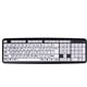 thumbnail image 1 of Teclado con cable con letras grandes para personas con baja visión, 1 of 5