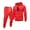 Red, variant on yuCgh Men's Printed Hoodie and Sweatpants Casual Sports Suit, Two-Piece Set with Graphic Design for Men's Athletic Wear, Comfortable for Running and Outdoor Activities,Beige L