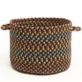thumbnail image 1 of Rhody Rug WO81B018X012 18 x 12 in. Woodstock Basket, Onyx & Multi Color, 1 of 1
