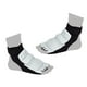 thumbnail image 1 of 1 par de protectores de pies para taekwondo, transpirables, cómodos, antideslizantes, para karate, boxeo, sparring, entrenamiento, color blanco y negro, tallas S 30-33, 1 of 12