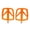 Color:Orange, variant on 2pack Durability Bearing Nonslip Pedals Professional Road Bike Pedals for Enhancing Cycling Stability