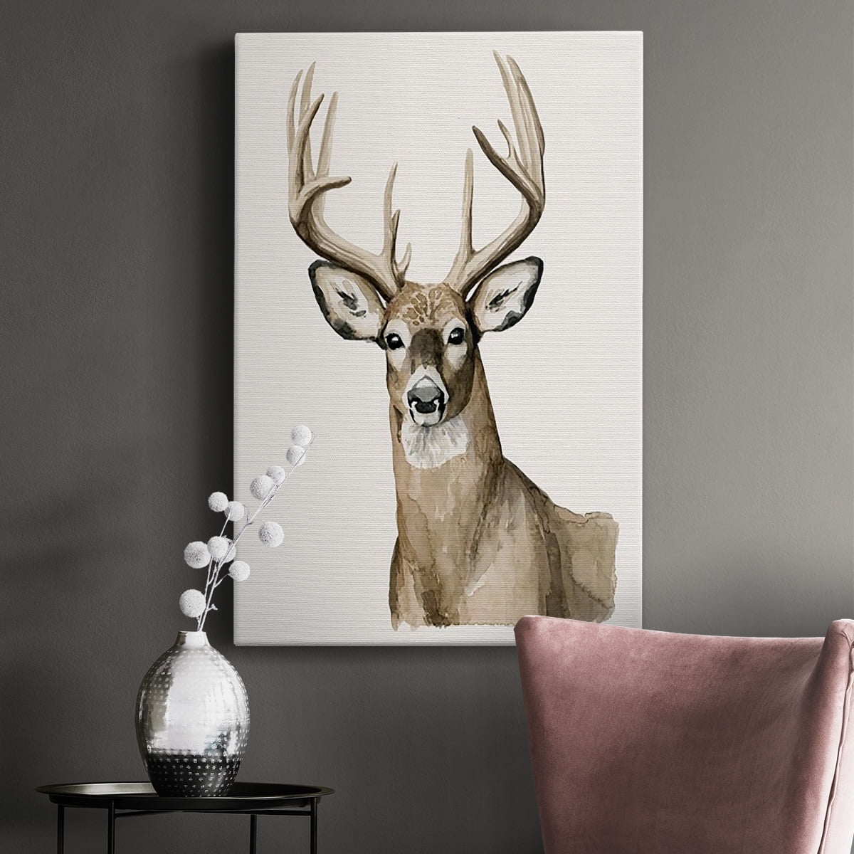 Handsome Whitetail I Premium Gallery Wrapped Canvas - Ready to Hang