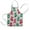 Christmas Stocking Pattern, variant on Green Christmas Pattern Kids Aprons for Girls and Boys,Adjustable Neck Strap Toddler Aprons for Kids Cooking Baking