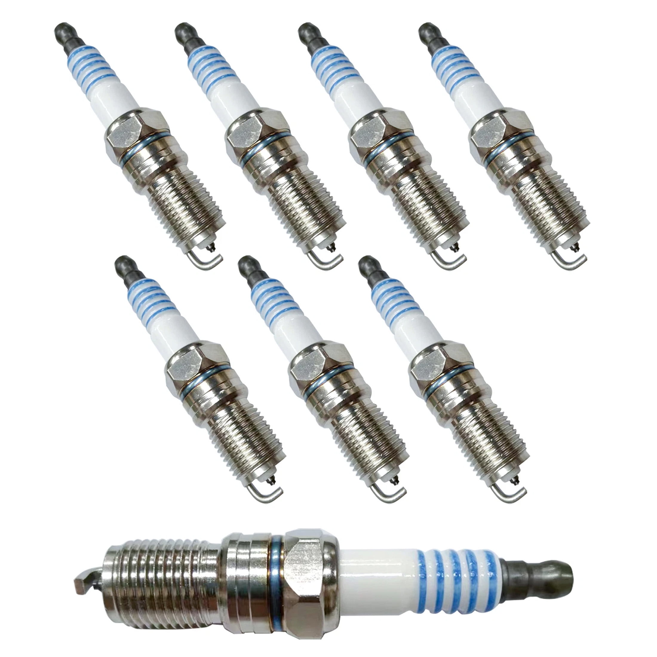 Set of 8 DG508 Ignition Coil and Spark Plugs Compatible with Ford Mercury Lincoln 4.6L 5.4L V8