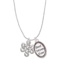 thumbnail image 1 of Delight Jewelry Medium Open Infinity Knot Best Mom Ever Charm Necklace, 1 of 4
