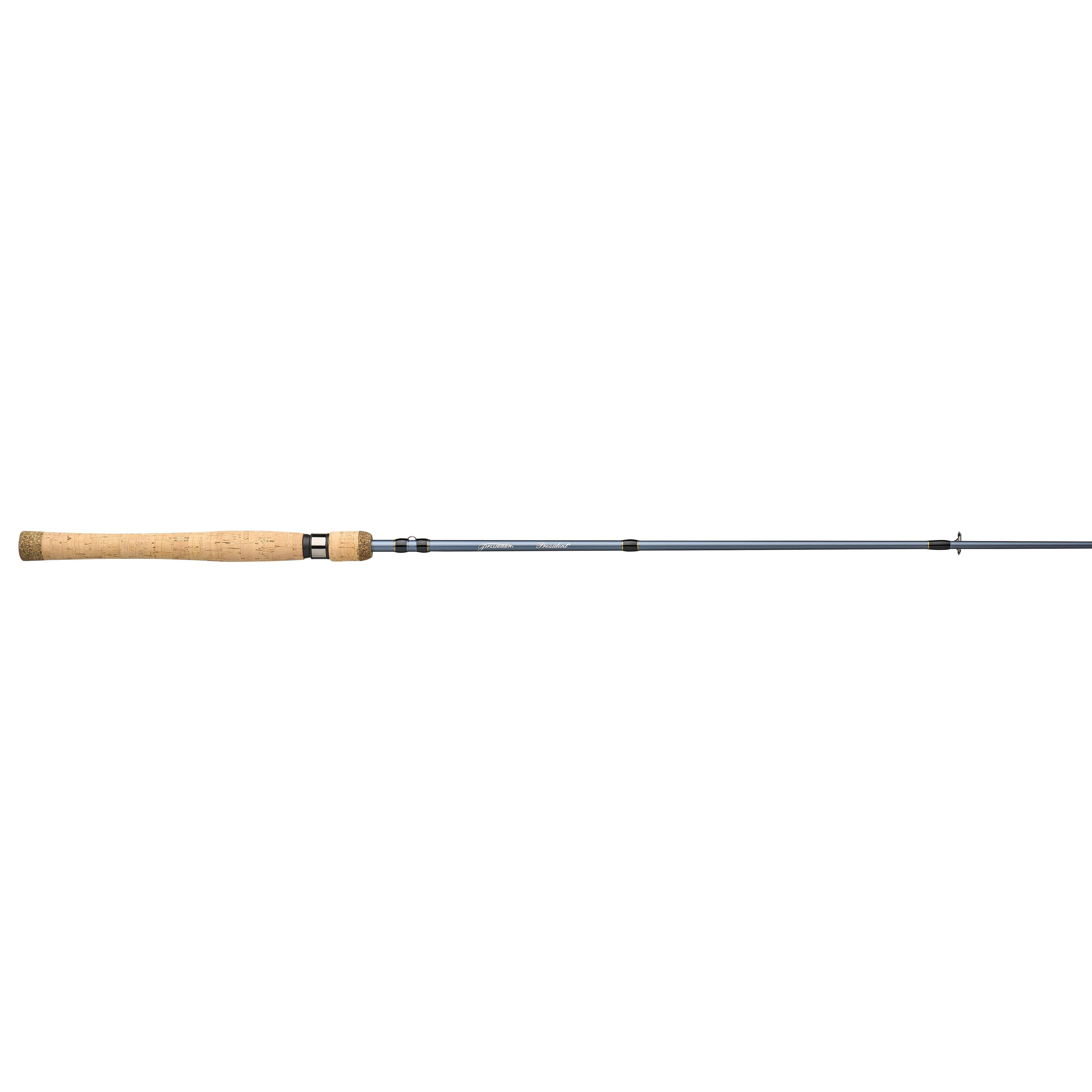 Pflueger President Spin Fishing Rod, 6'6" Light