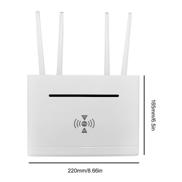 Enrutador WIFI 4G LTE enrutador con tarjeta SIM 4G de 300Mbps 4 antenas externas enrutador doméstico inalámbrico WAN LAN