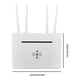 thumbnail image 1 of Enrutador WIFI 4G LTE enrutador con tarjeta SIM 4G de 300Mbps 4 antenas externas enrutador doméstico inalámbrico WAN LAN, 1 of 8