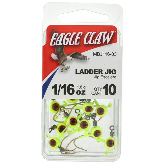 Eagle Claw Ladder Jig 1/16 oz Chartreuse