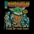 thumbnail image 2 of Men's Star Wars: The Mandalorian Retro Grogu This Is the Way Graphic T-Shirt, 2 of 5