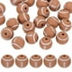 thumbnail image 1 of 25-Pack Cuentas de Balón Deportivo 12mm Marrón Claro Redondas Sueltas de Goma Rugby para Manualidades/ Pulsera/ Collar, 1 of 7