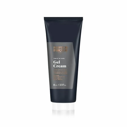 Scotch Porter Twist & Curl Gel Cream, 8 oz., All Hair Types, Moisturizing, Unisex