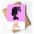 thumbnail image 1 of Chinois Contour Dot Processus Fille Merci Cartes Enveloppes Note Vierge, 1 of 3