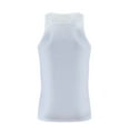 thumbnail image 5 of Bcfgryg Mens Tight Fitting Sports Vest Quick Drying Breathable Fitness Training Top Mens Workout Vest White M, 5 of 5