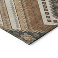 thumbnail image 4 of Addison Rugs Chantille Indoor/Outdoor Transitional Geometric, Abstract Copper Washable Rectangle Rug, 3' x 5', 4 of 6