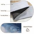 thumbnail image 5 of Marble Texture Large Area Rugs 5x8 ft Abstract Gradient Ocean Blue Gold Waves Washable Rug Non Slip Indoor Carpet Absorbent Floor Mat for Living Room Bedroom Dining Room, 5 of 9