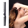 thumbnail image 1 of Peine plegable para el cabelloplástico antiestáticoplegablecepillo de bolsillo para barba (negro) Ehuebsd cuidado belleza, 1 of 8